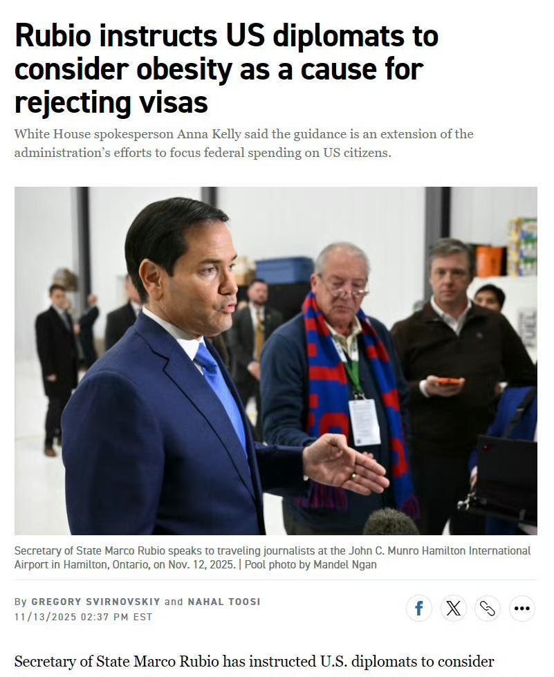 就在刚刚  美国突然宣布了 美国政坛突然丢下一枚“炸弹”：凡是患有