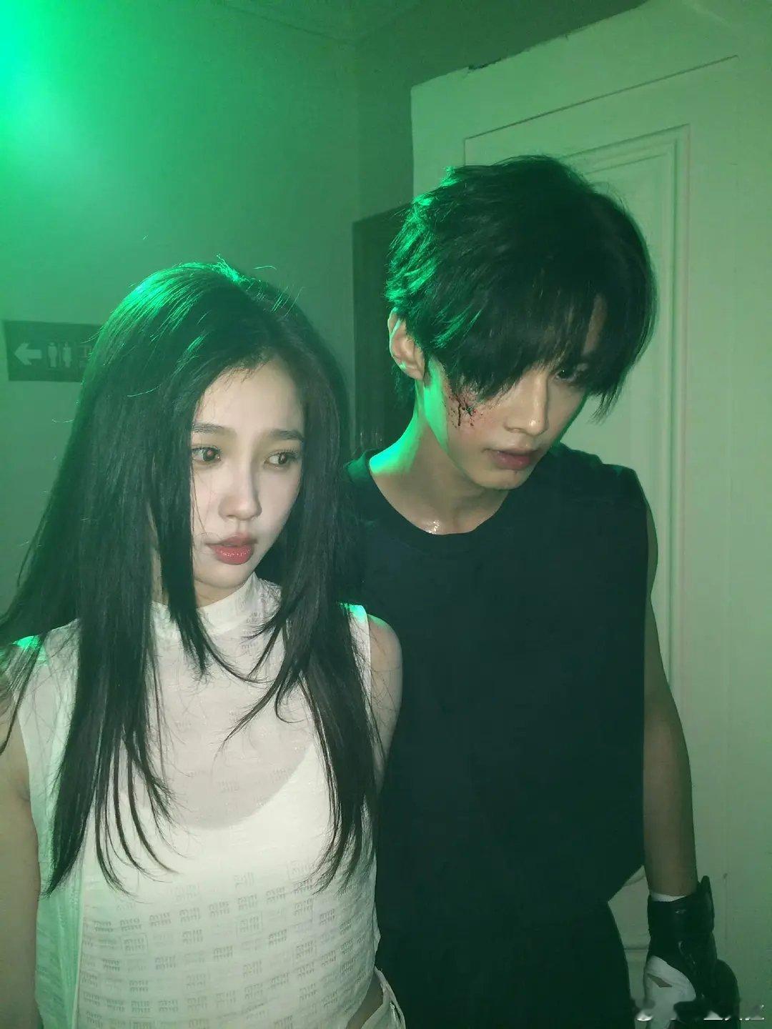 与少站虞书欣旁边真的不一样谁懂啊