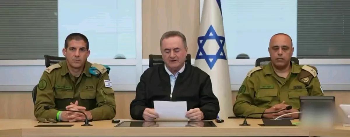 天空新闻报道，当地时间18日，以色列防长卡茨发布声明，宣称经以总理内塔尼亚胡正式