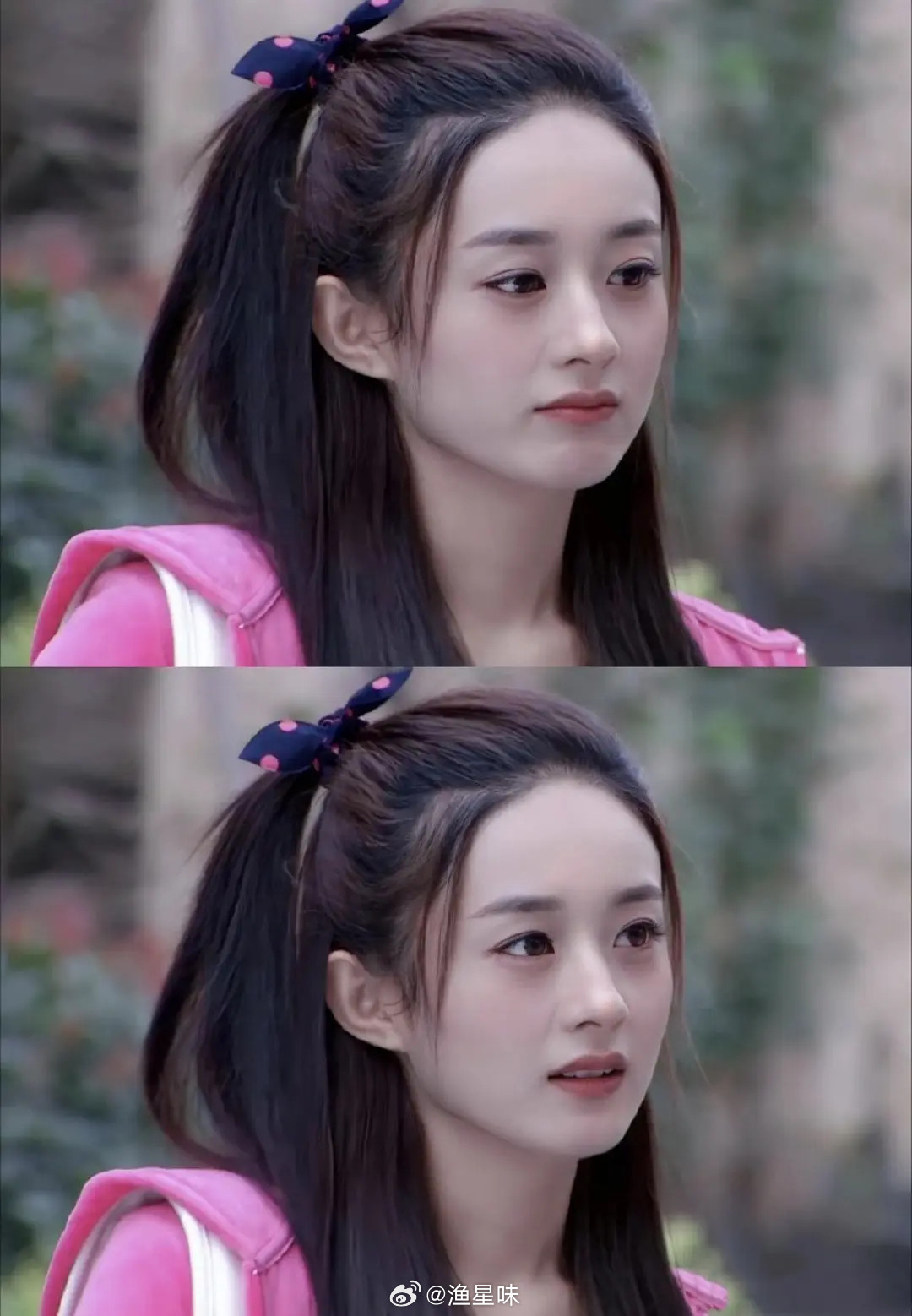 好明显，田曦薇走的就是赵丽颖的路线。卿卿日常对比花千骨，可爱的古偶女生逐玉对比楚