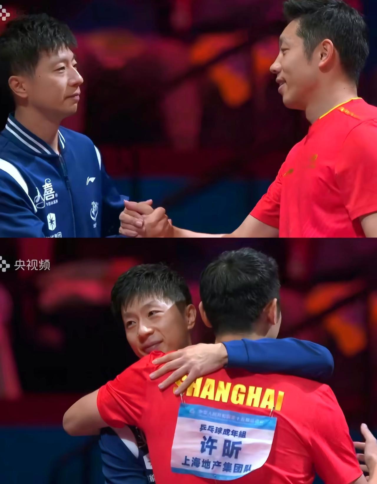 这一幕真把我整哭了北京队夺冠之后马龙做了一件很重要的事不是和队友庆祝，和教练