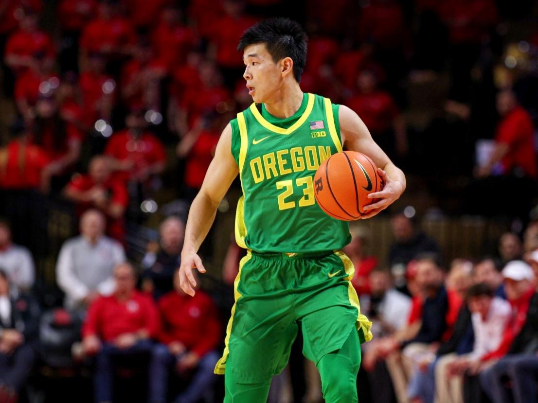 得分队内第三，如此高效率的林葳才是亚洲第一控卫俄勒冈大学以57:72的比分，