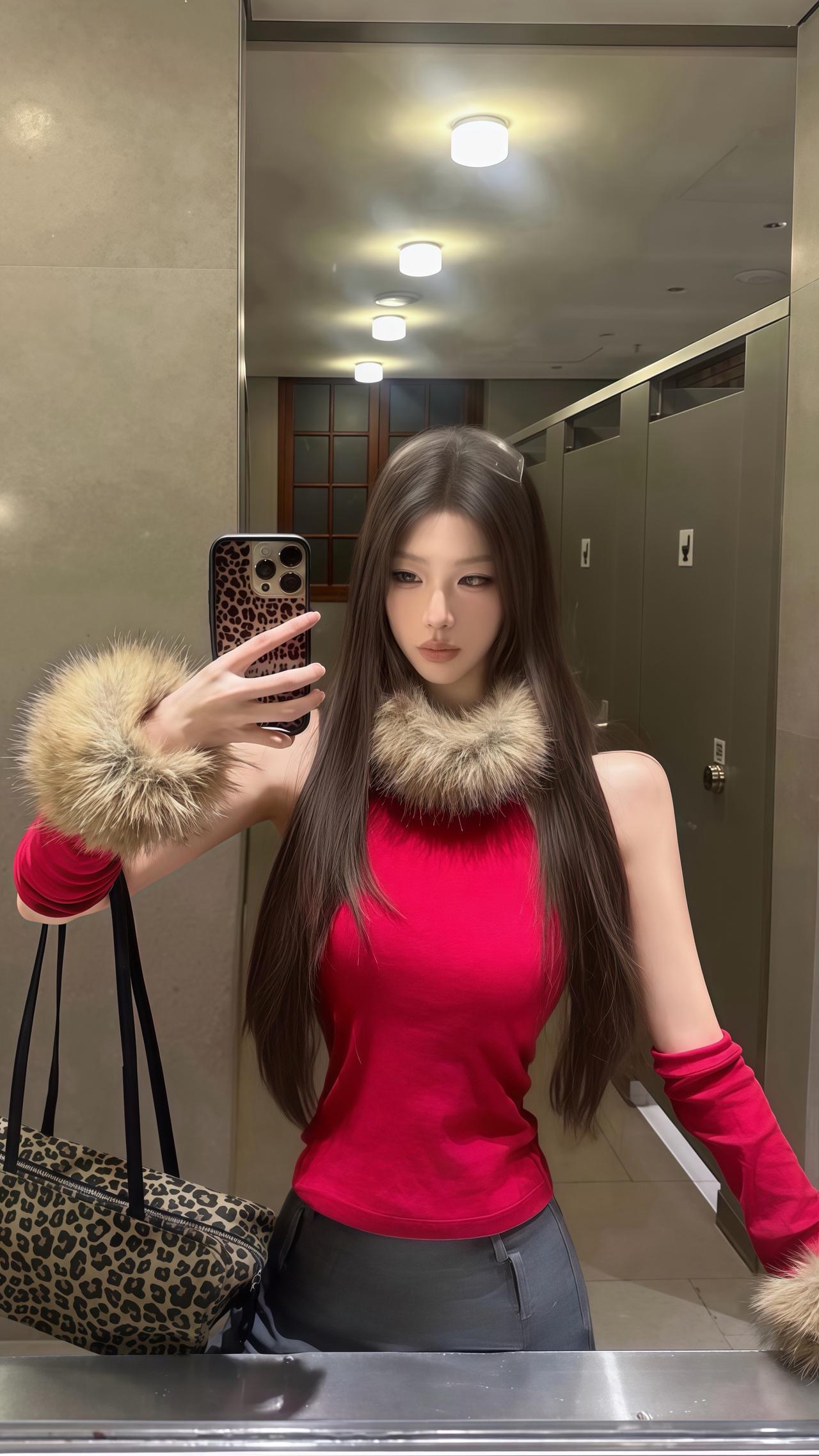 战袍接福新年穿搭辣妹穿搭chillwhite