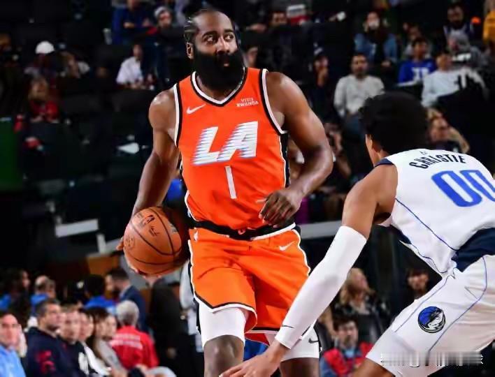 快船5连败期间，哈登到底拉胯不？场均数据说明一切:最近快船可是彻底陷入低谷