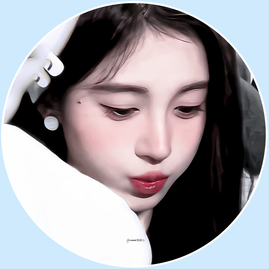 鞠婧祎蓝色鞠婧祎圆框头像专栏·鞠婧祎圆框头像