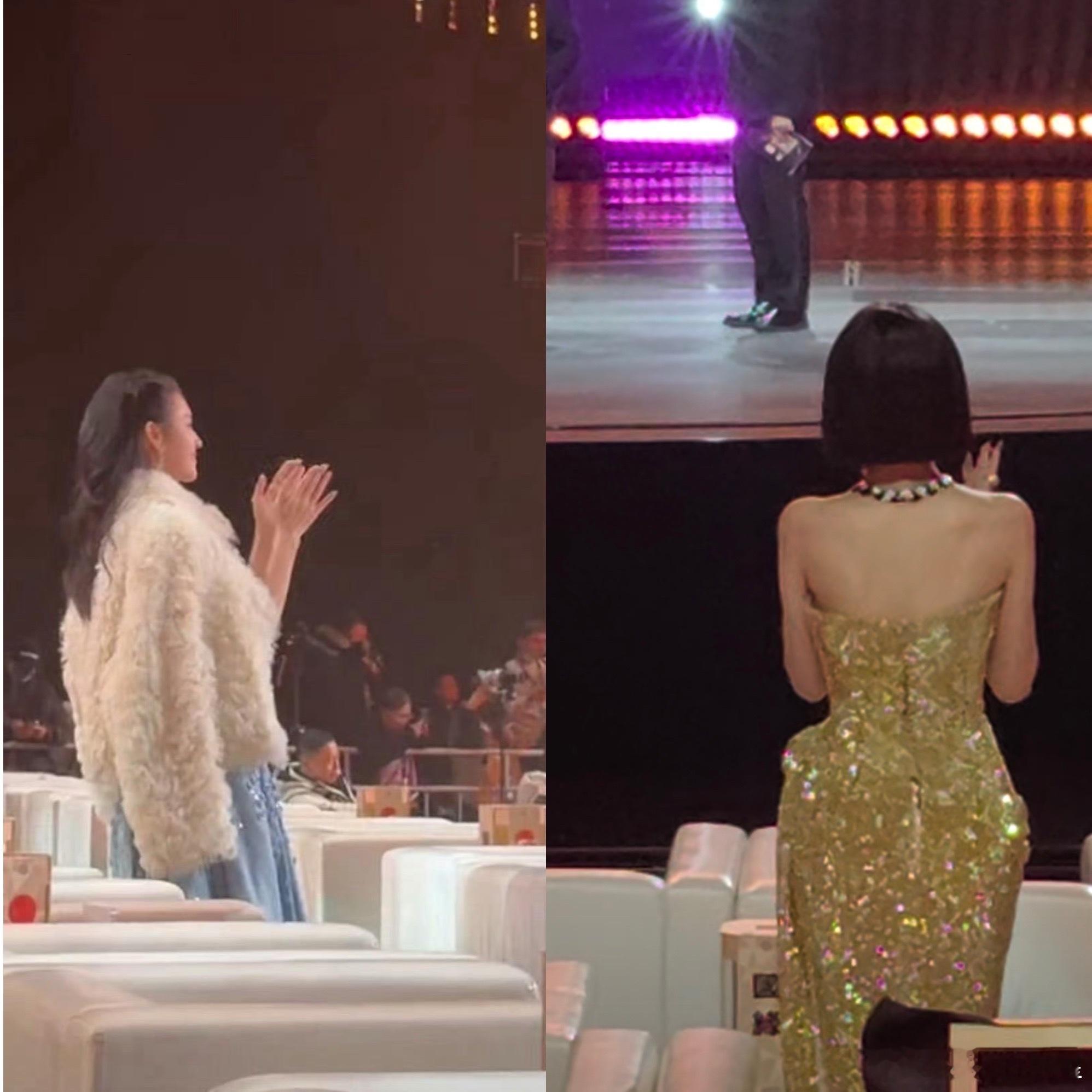 为两个女宝心软软💧彭小苒郭宇欣留到最后彭小苒郭宇欣一起坐到盛典结束