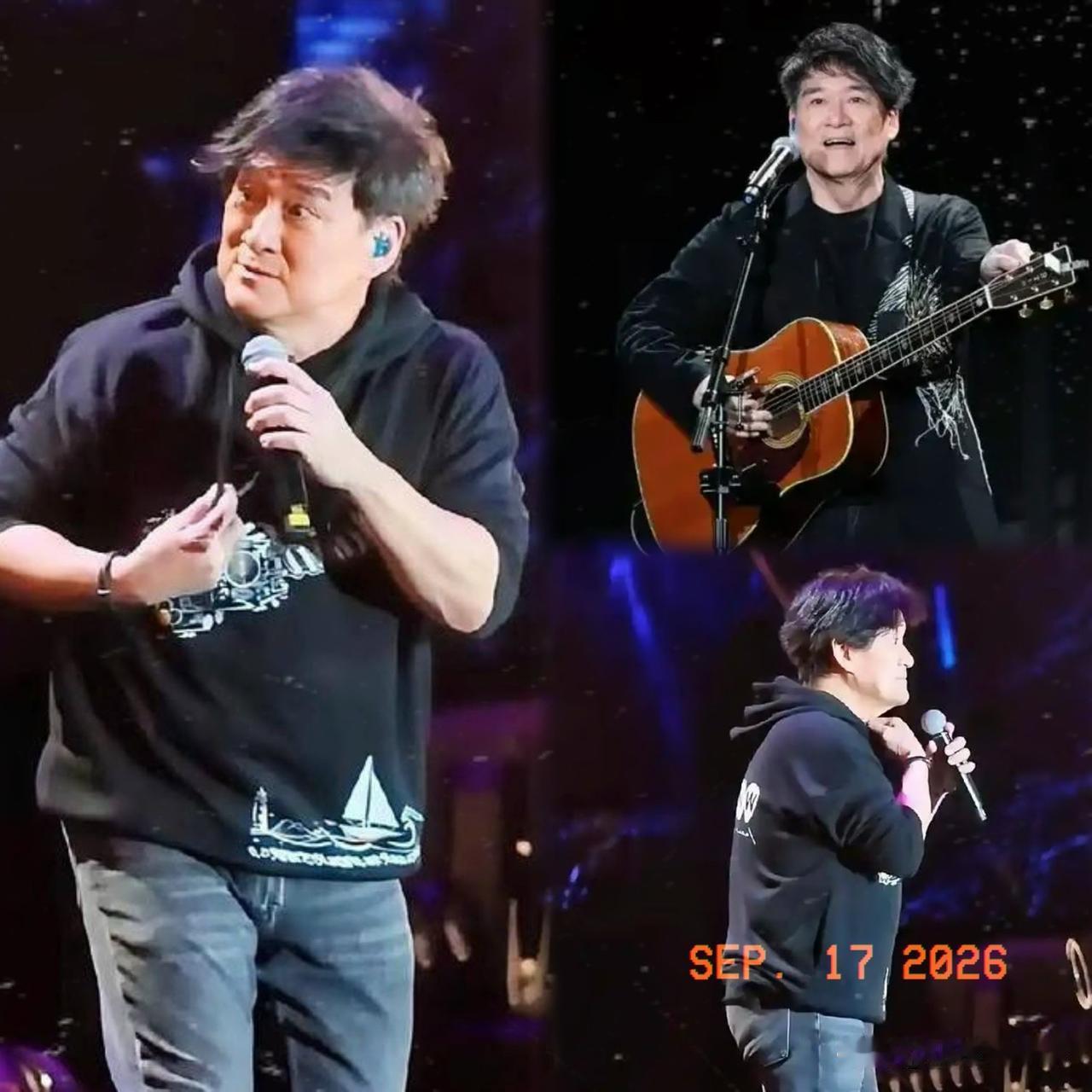 这下尴尬了，周华健在汕头演唱会忘词了，当时唱到一半，他突然愣住，话筒举着却没