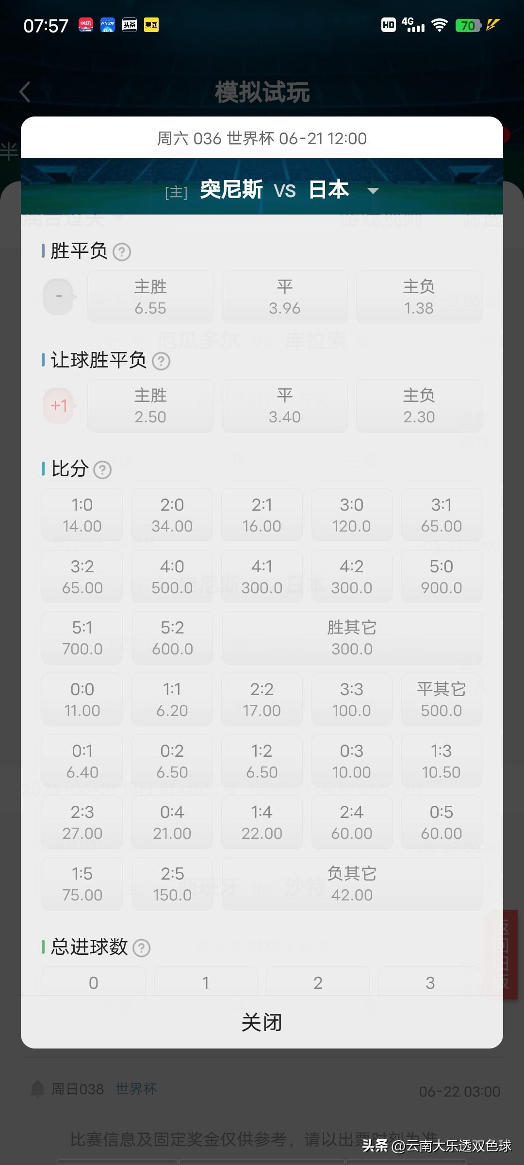 36.突尼斯vs日本这是一场日本必须拿下的胜利，总体上日本队还是强于突尼斯