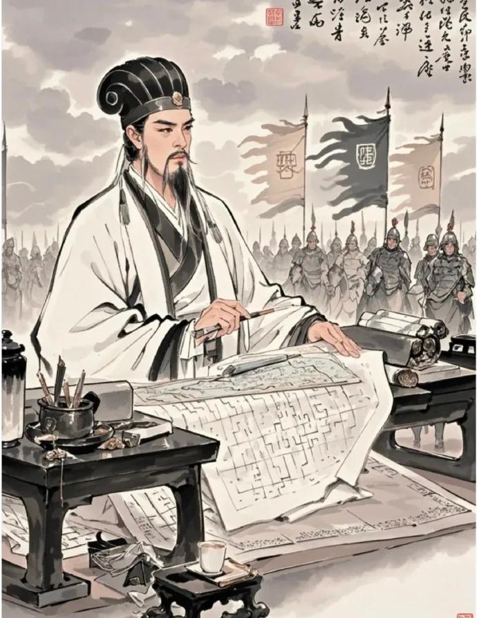 世人常误判诸葛亮只顾北伐疏于内政，实则他治蜀数年成效显著：定《蜀科》严明法度，兴