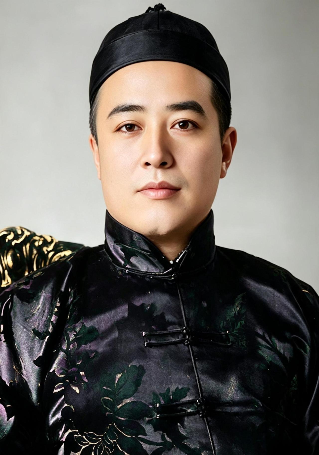 这名男子的颜值可以说已超过百分之九十的男子，但他在自己家里还排不上第二名。他家里