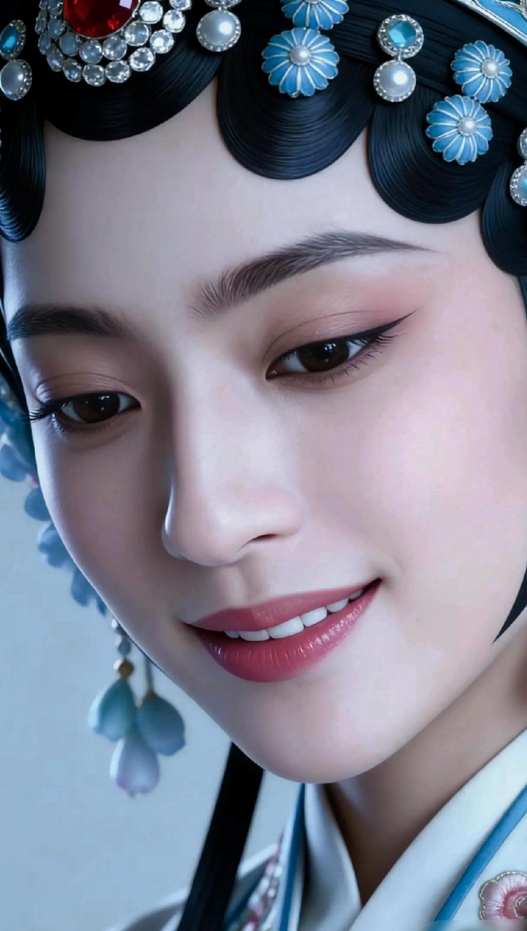 古典美人，温婉动人。