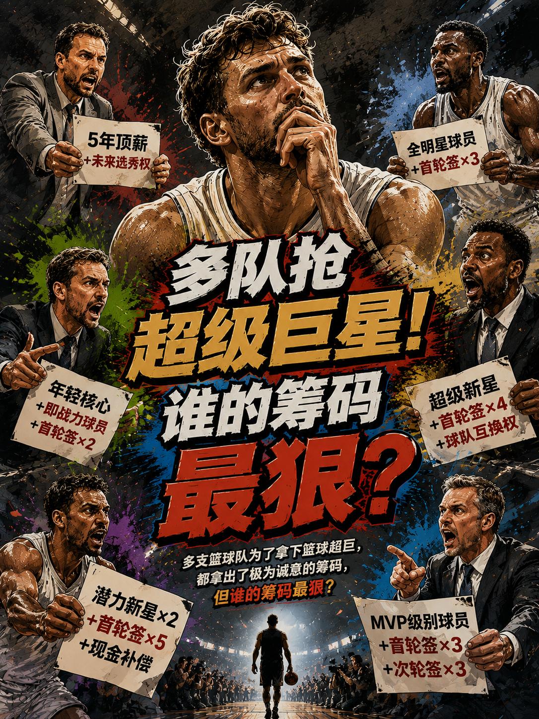 多支球队交易字母哥的筹码曝光，这次球迷们还真的是大开眼界，为了拿下字母哥，这几支