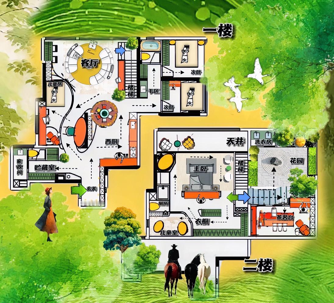 一户永不贬值的顶复，不健康的128㎡，眼光长远的356㎡，许多人眼里的从四居拍到