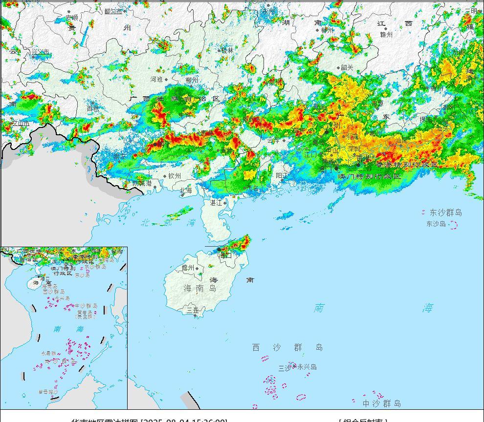 这两天华南地区持续遭到大范围强降雨的袭击，粤东沿海部分站点两三天累积雨量就接近5