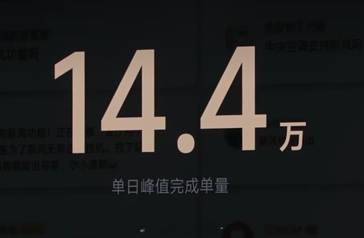 小米发布会发布空调的小细节，单日峰值完成单量：14.4万果然科技家电还是得小米