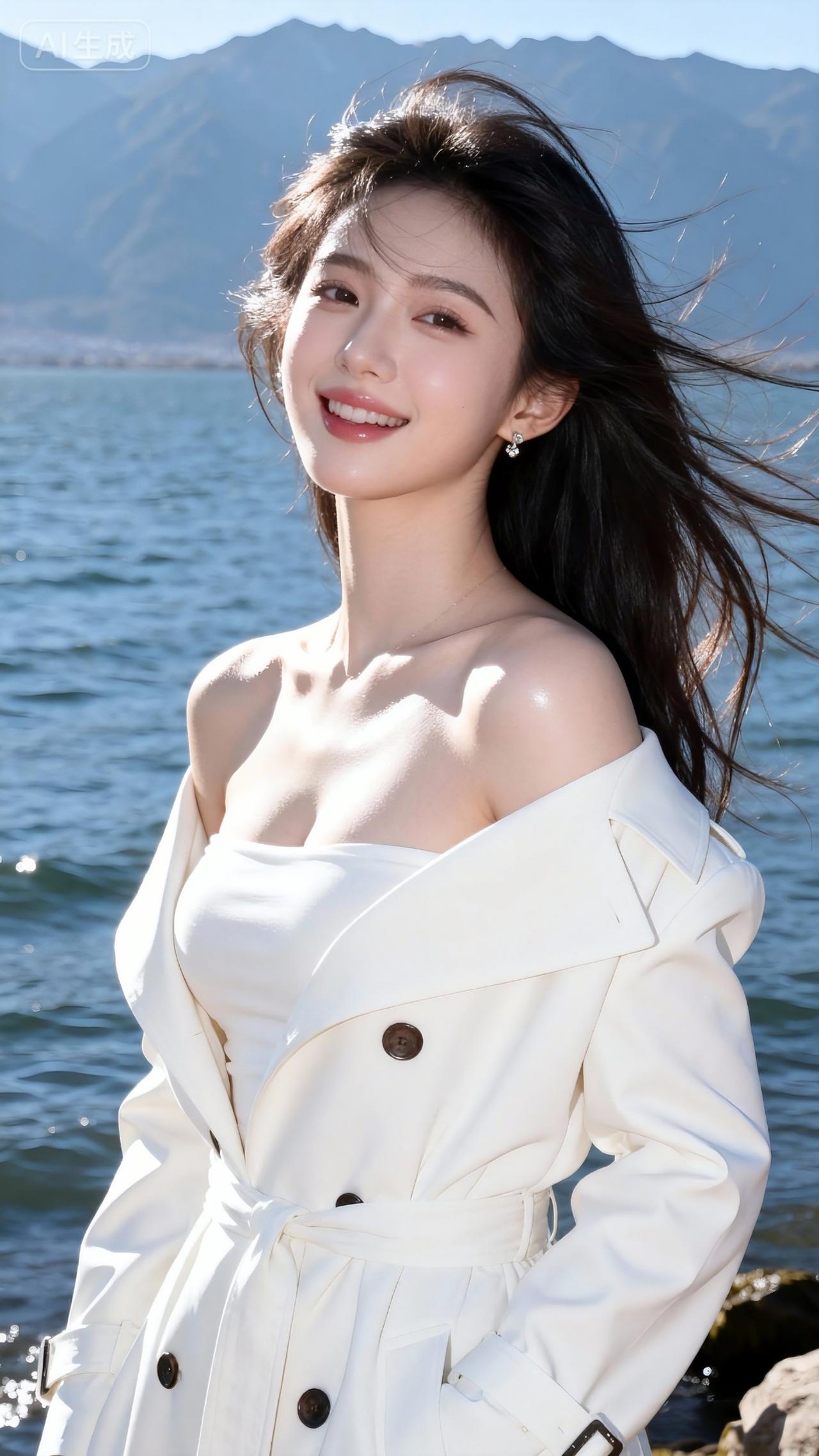 海风与你皆是浪漫海风美人照海风暖阳海风很美海风晚风晚风皆自由许你