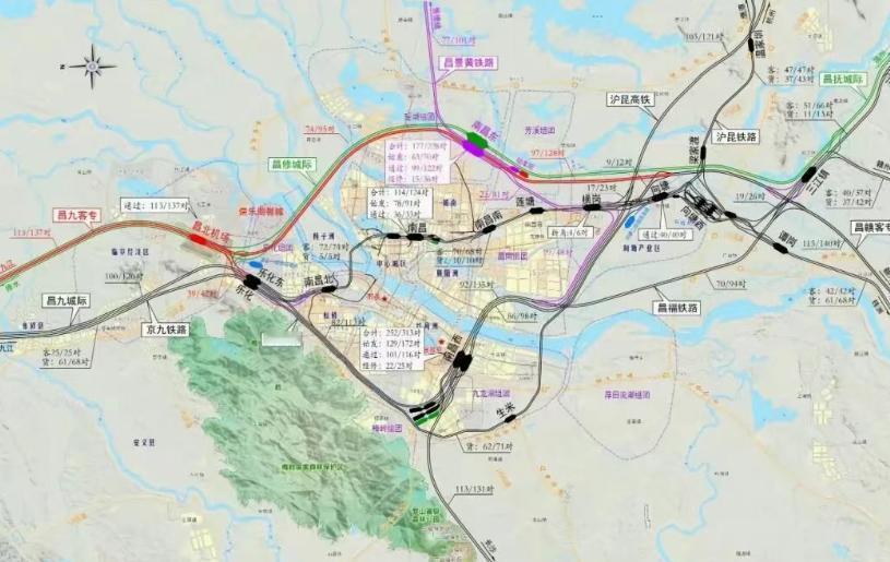 江西“十五五”铁路蓝图：构建区域新动脉确保建成通车的3条铁路昌九高铁：设计时