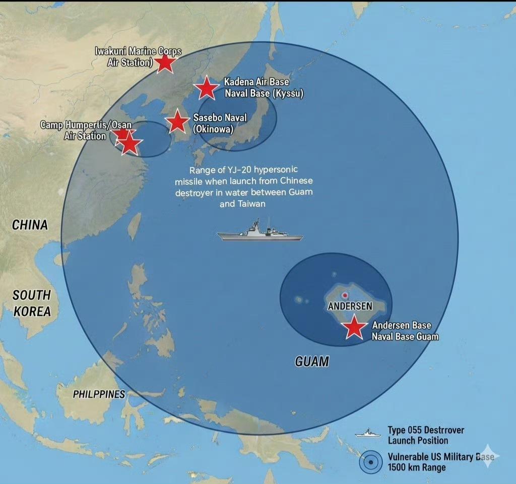 外媒关注中国海军发布的055型驱逐舰发射YJ-20高超音速反舰导弹视频，标志该武