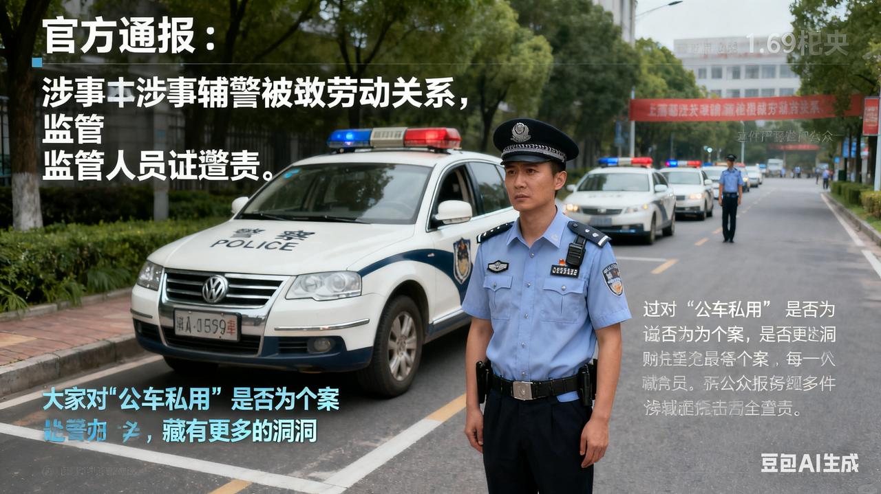 警车私用牵狗逛街！辅警被直接开除承德街头的一幕，彻底惹怒全网！辅警时