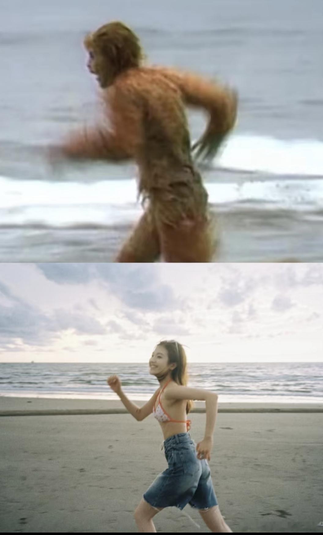 对不起兰迪,我第一眼看到这张图就想到了孙悟空哈哈哈哈哈哈哈李兰迪比基尼