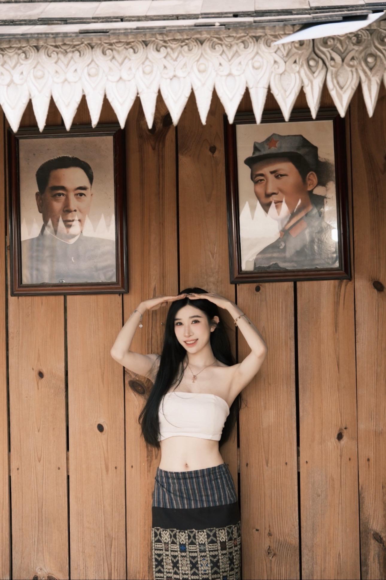 一日傣妹隐入傣寨🍃。