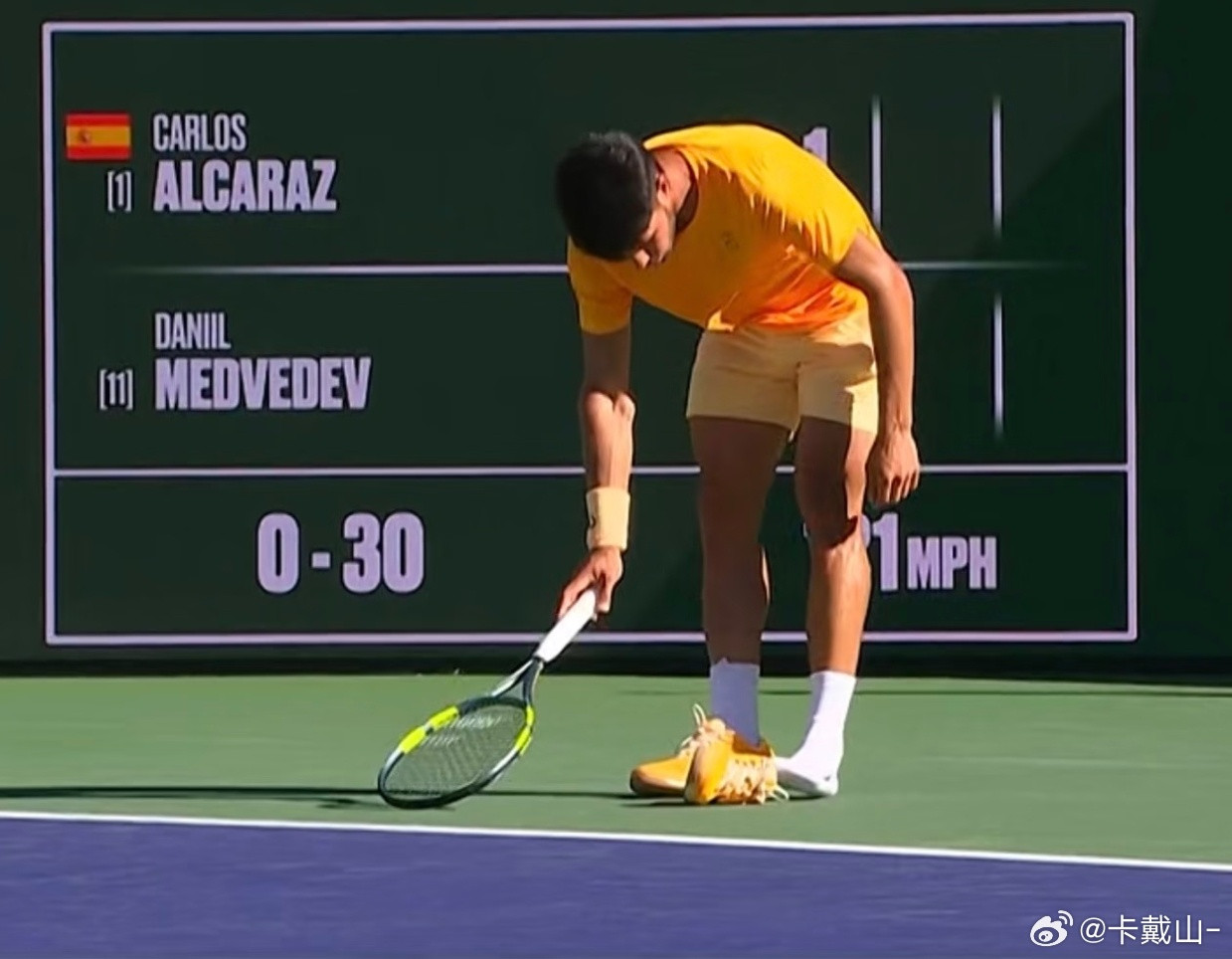 牛皮糖打法黏赢了阿尔卡拉斯梅德韦德夫的冠军不重样计划是不是开始策略印第安维尔斯