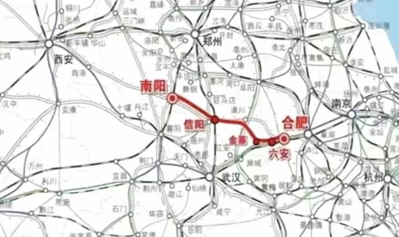 高铁项目"插队"可研，背后是哪两条线路在提速推进？南信合高铁（南阳—信阳—合肥