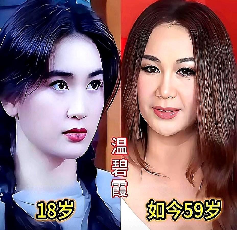 还记得那些年我们追过的港片女神吗？12位港台女星颜值巅峰与近照对比，周慧敏、
