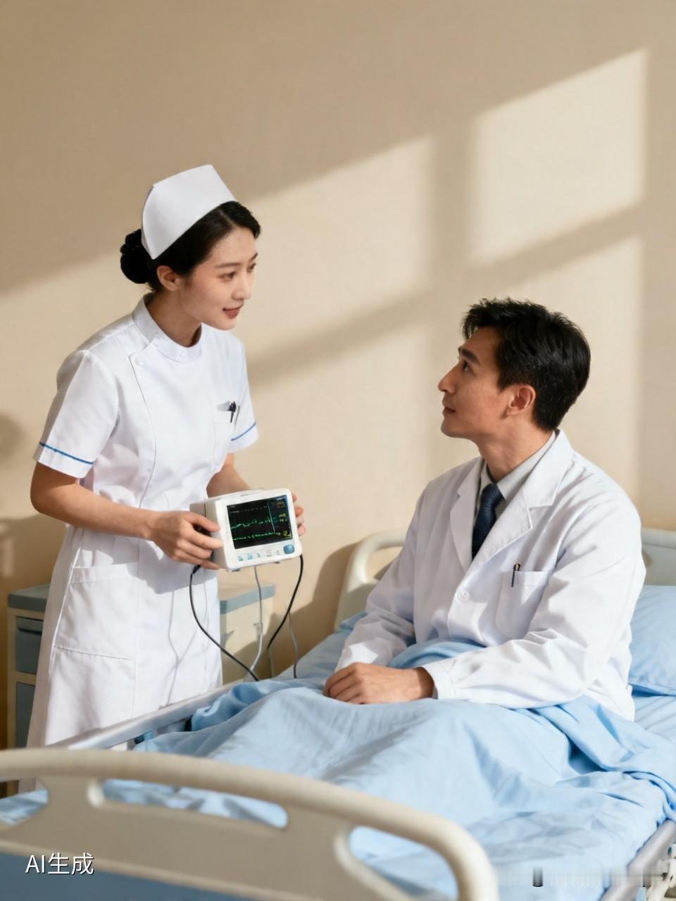 医院里有一位女护士，她每次检查病床上的男病人时，都发现除了心率不正常，其他一切正