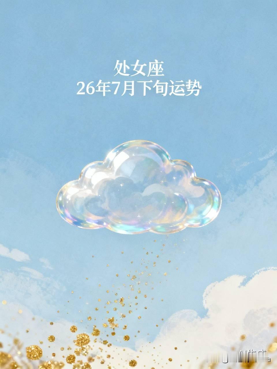 处女座在26年7月下旬运势还不错。事业上，会有新的合作机会出现，之前一直推进不顺