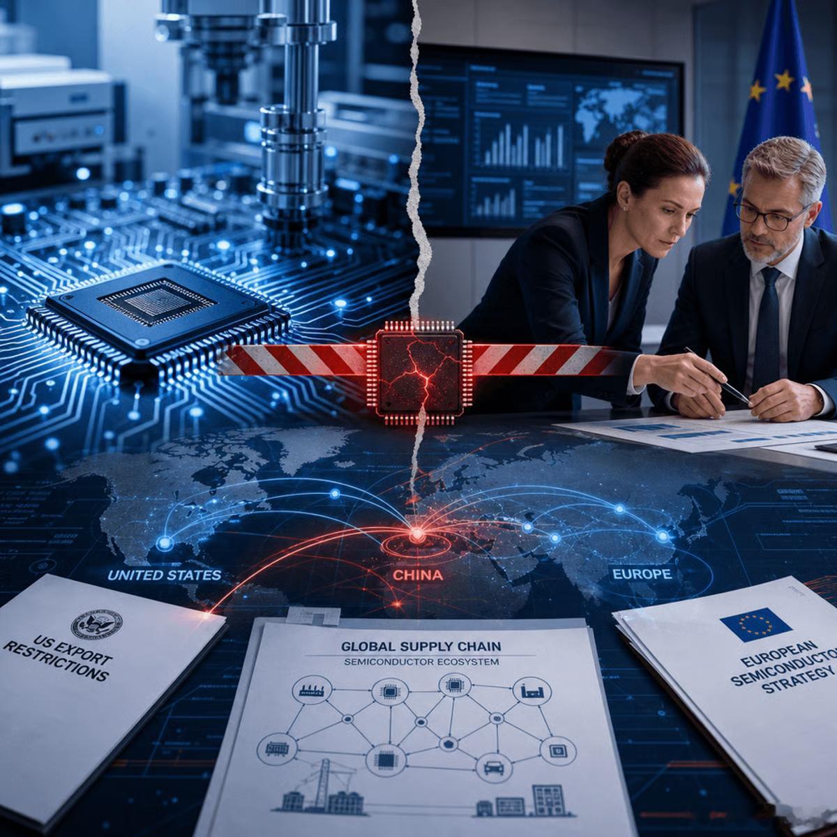 【欧洲反击美国芯片出口管制】（Techbuzz）跨大西洋半导体联盟正显现裂痕。随