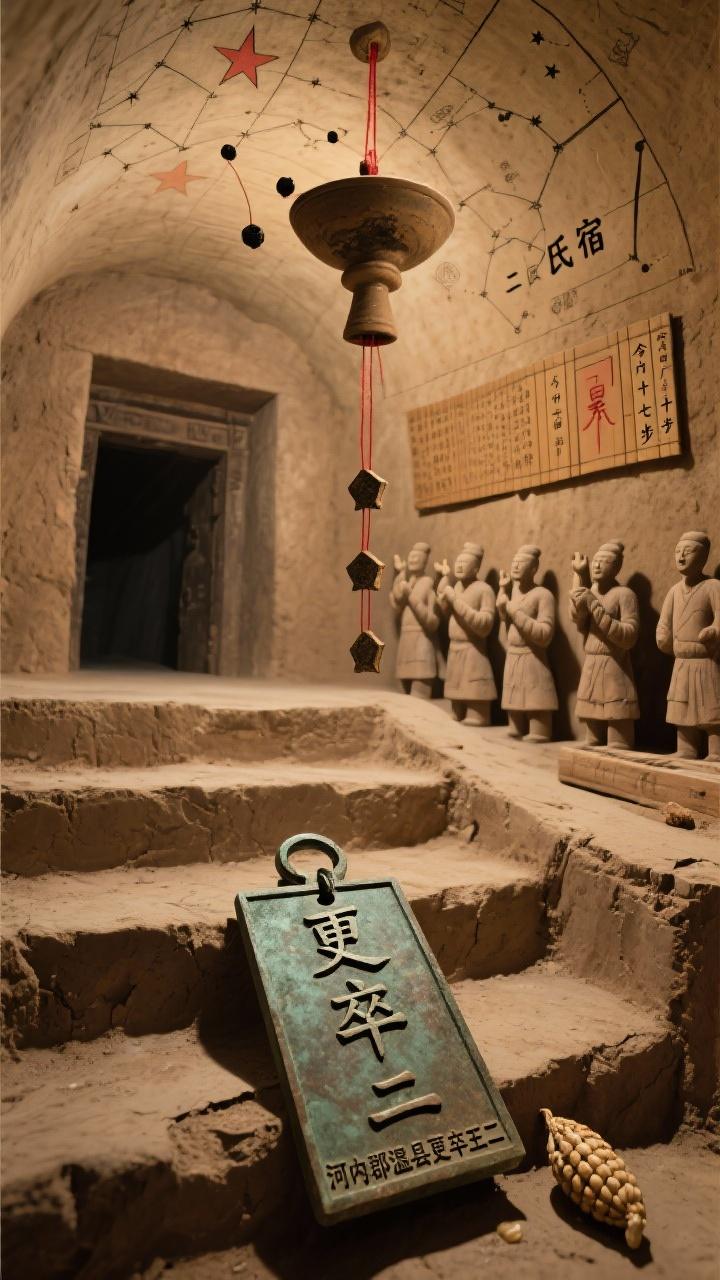 2024年秋，西安新挖出一座“汉代社畜墓，考古队员发现一块漆耳杯，杯底压着半张“