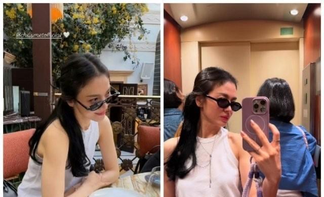 宋慧乔身上的复仇气息不见了，账号发图，与好友在西班牙度假，长发飘飘。我有预感她