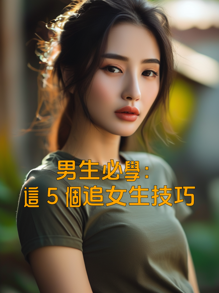 男生必學：這5個追女生技巧