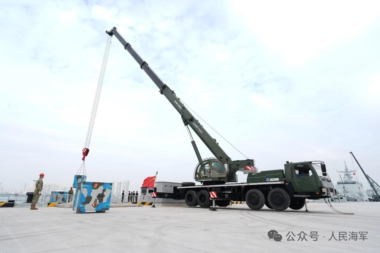 新052D改176舰，犹抱琵琶半遮面岸上垂发装填作业烽火问鼎计划中国海军