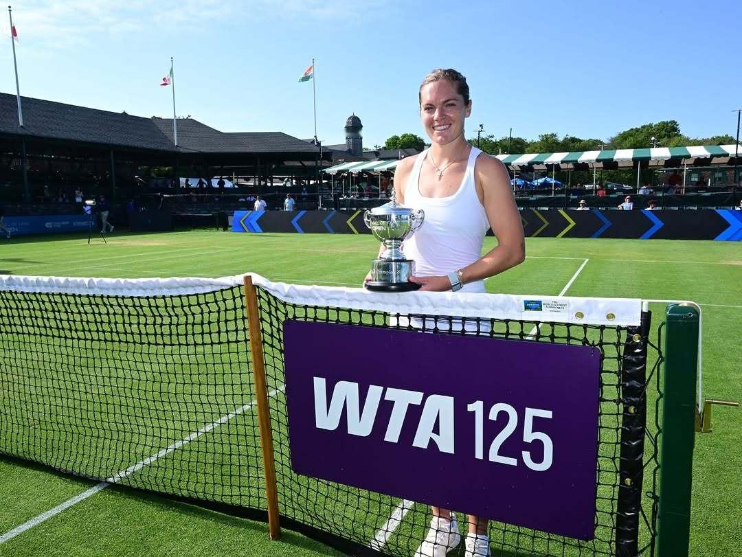 上周三站WTA125级别冠军出炉👀📍美国，纽波特本土作战的麦克纳莉在决赛以2