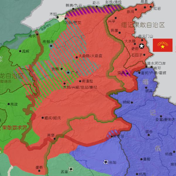 缅北果敢地区的贸易额持续加大！清水河口岸甚至出现了车辆太多，导致道路严重拥堵