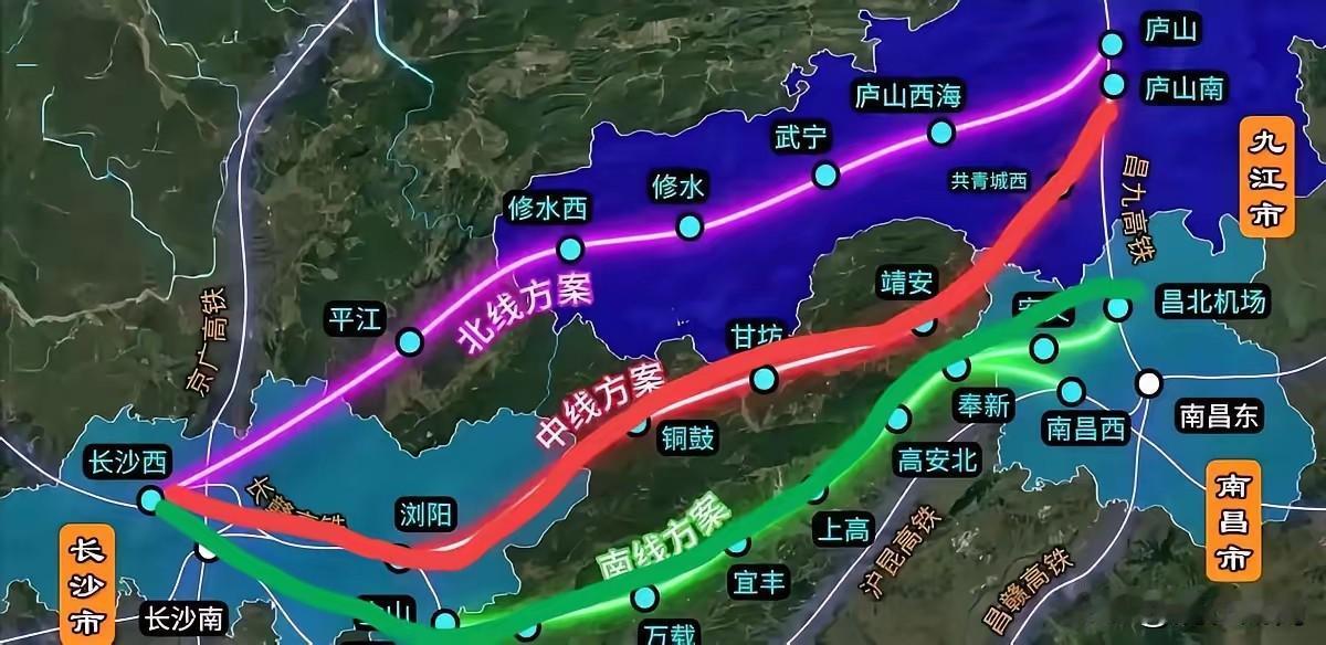 长九高铁终于要来了！目前最新的研究方案就是北线走平江出省，打通长沙东北向高铁新通