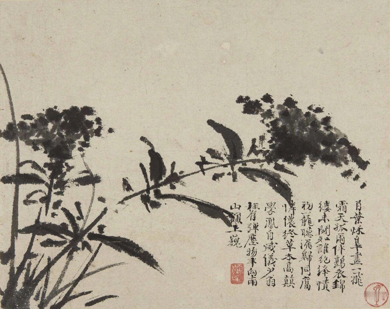 徐渭《山水精品册》欣赏绘画国画