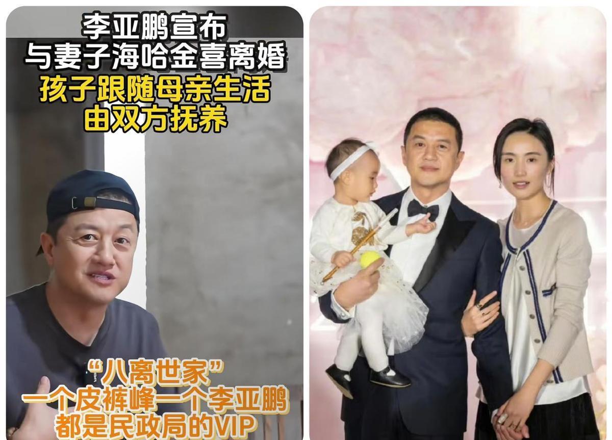 李亚鹏离婚了，这次是第三段婚姻。王菲没说话，但李嫣的画又上热搜了。孩子生下来