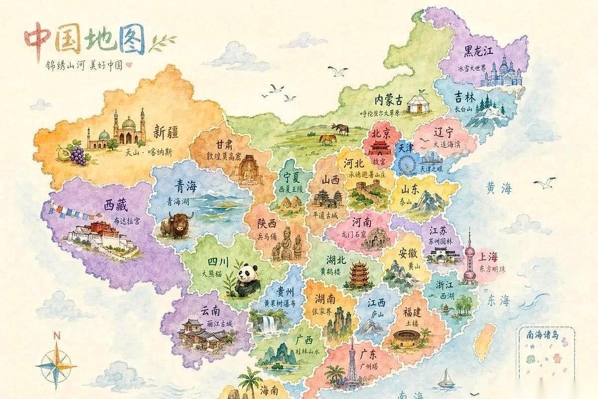 别傻了，咱都被世界地图给忽悠了！要是有人卖你一套200平的豪宅，交房时才发现1