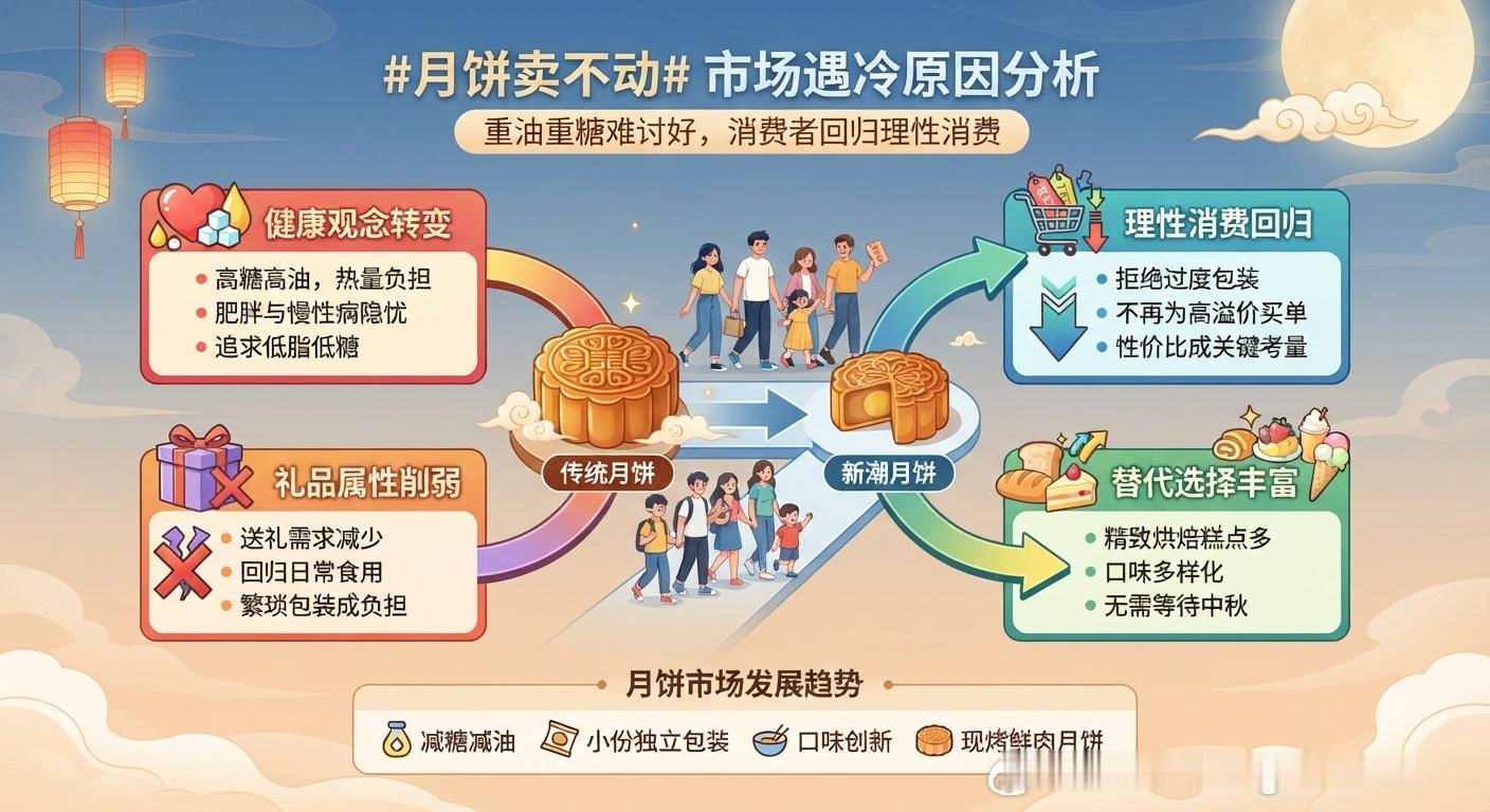 月饼卖不动你们有很大的责任卖不动就对了。过去月饼好卖，主要靠的是“送礼的面子”