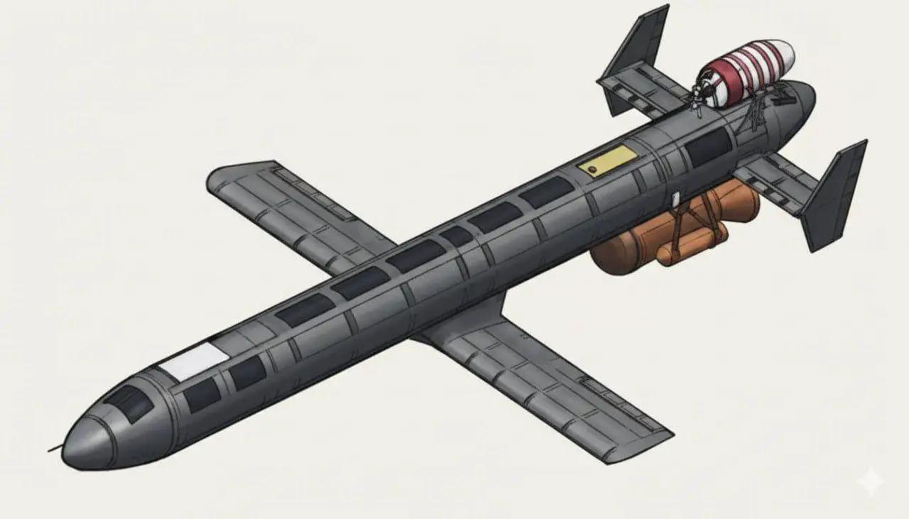 【俄罗斯天竺葵5无人机曝光，说是无人机更像简易巡航导弹】当地时间1月12日，