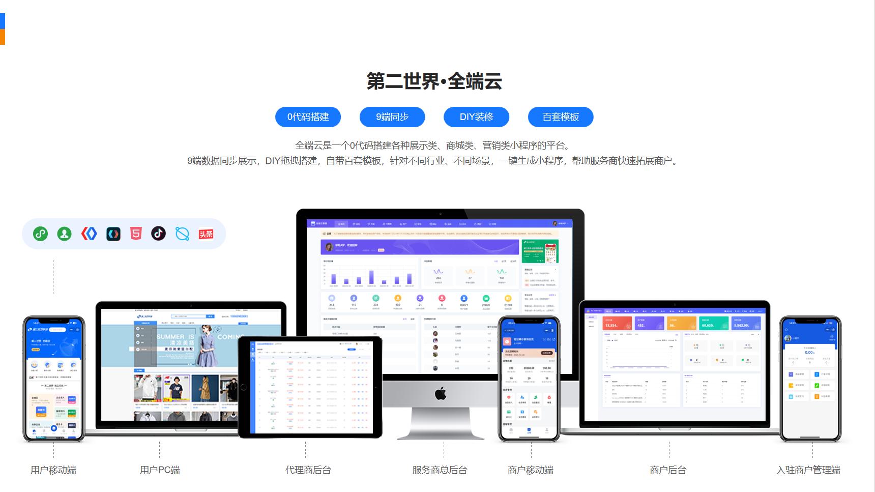 第二世界·全端云——您的全能云端商业引擎