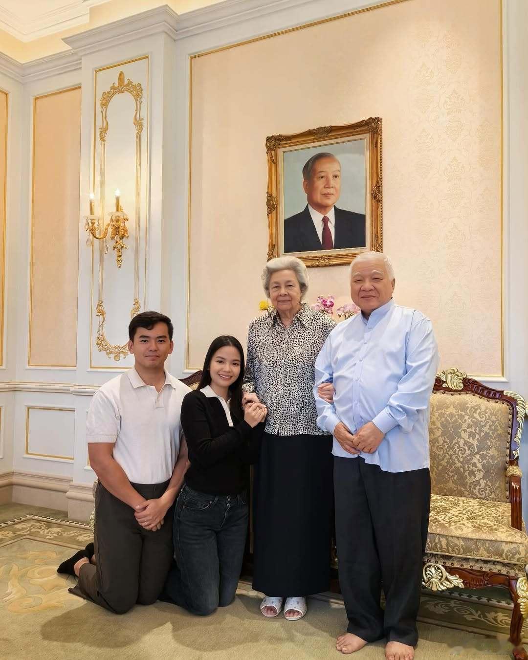 柬埔寨王室🇰🇭Pongsoriya布苏丽娅公主和驸马SeavChhuon的