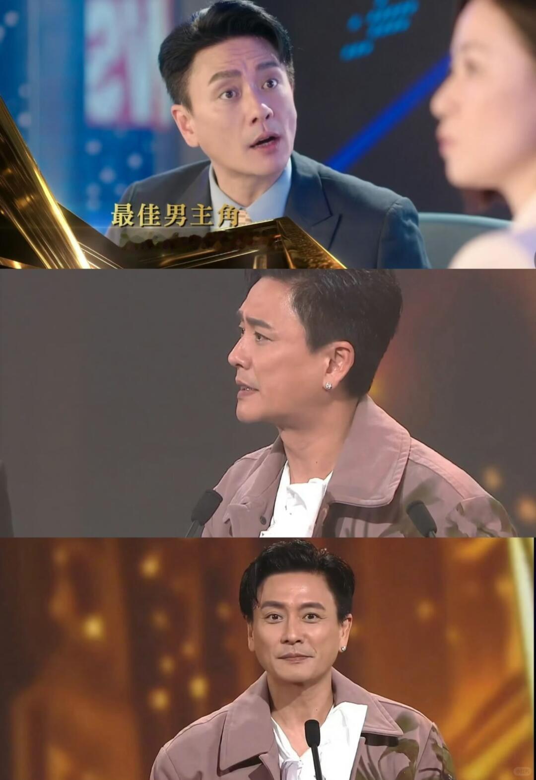 黄宗泽拿奖的反差感也太绝了！谁能想到同一场颁奖礼，他能演出两种状态？先拿大湾区视