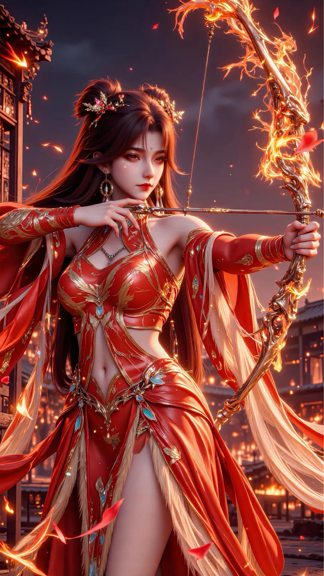 沧元图柳七月【精致美图】这个造型，有女战神的感觉！​​​
