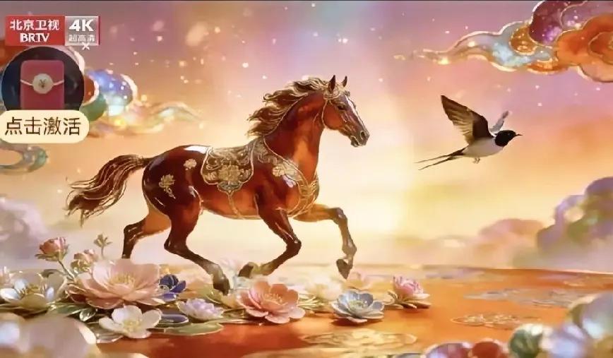 明天就是2026了，我真有些看不下去。26号，北京卫视马儿底下是花，有人说是步