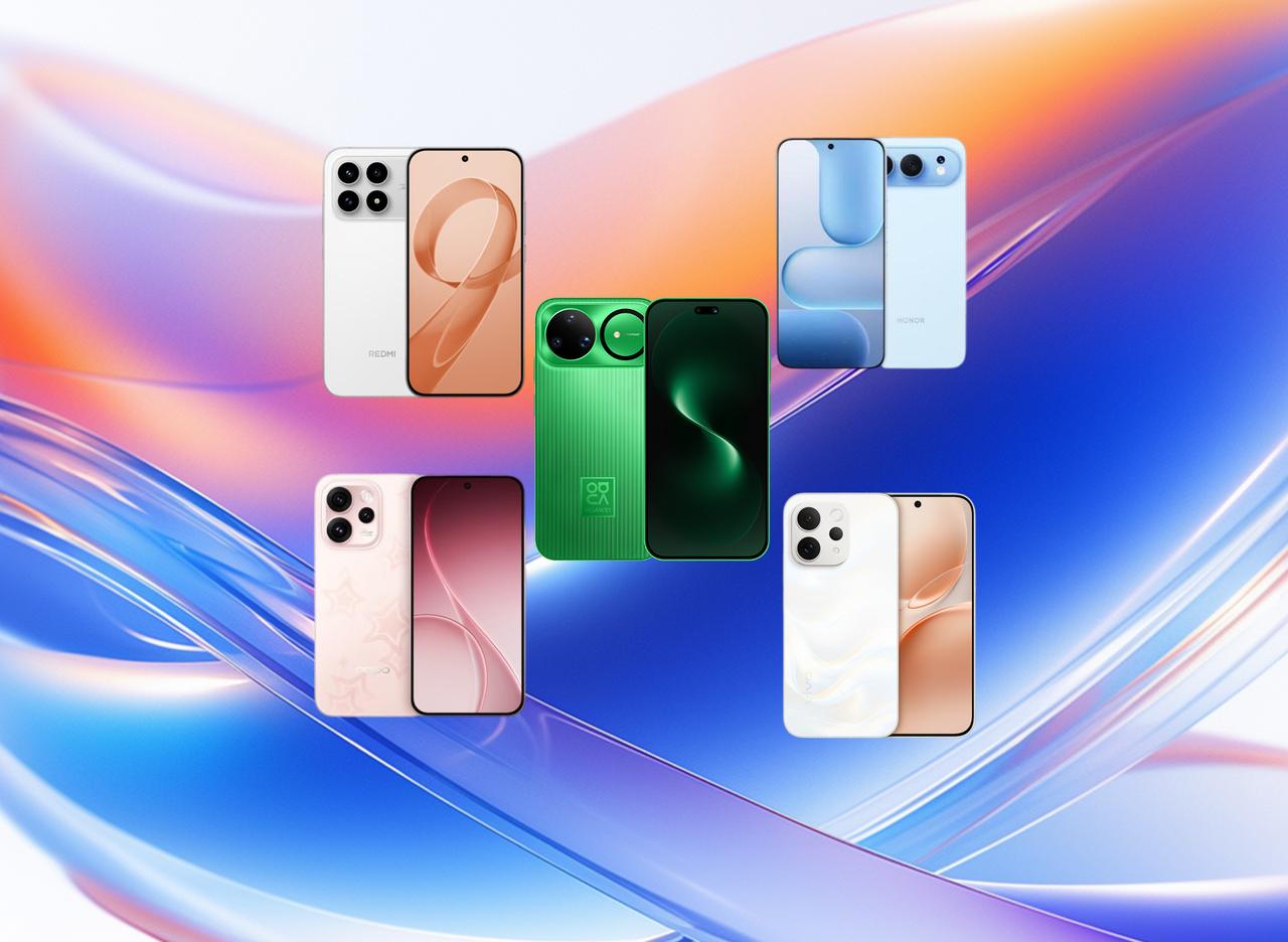 5大国产中端手机PK，OPPO第一，发布最早红米K90即将垫底 5大国产中端