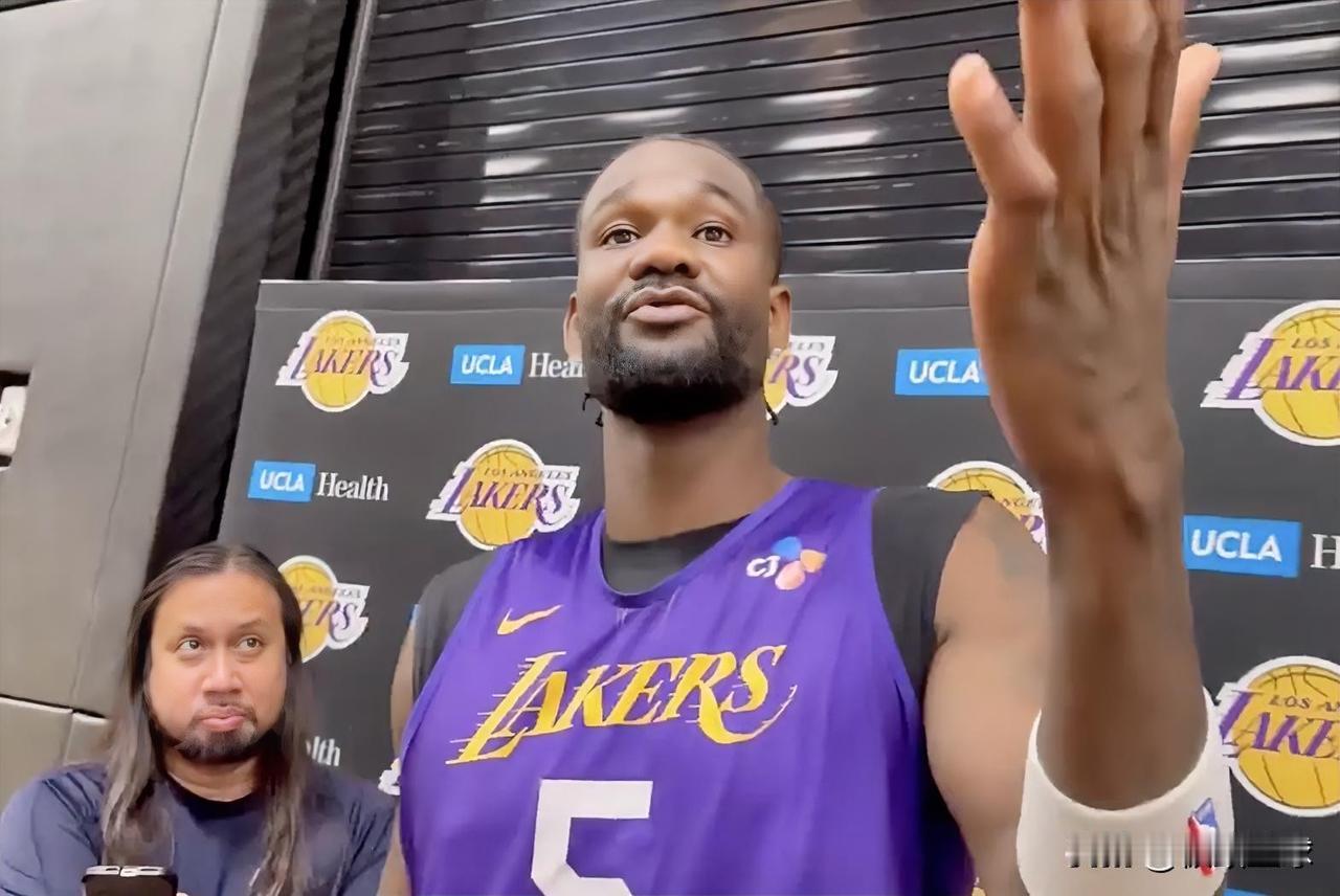 湖人状元中锋爆出惊人言论！今天赛前采访，艾顿这位曾经被全网骂软蛋中锋的男人，